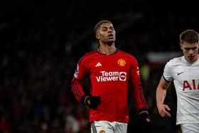 Marcus Rashford was dropped for the Red Devils' FA Cup tie against Newport County on Sunday (January 28) after reports he missed a training session last week after partying in a Belfast nightclub. Picture: Manchester United via Getty Images