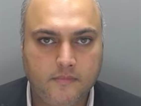 Zahir Bhimani, 38, has been jailed after sexually assaulting one of his female clients during a massage session. Picture: Durham Constabulary