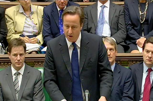 David Cameron in the House of Commons in 2010. Credit: PA/Parliament
