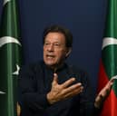 Pakistan's ex-Prime Minister and former cricketer, Imran Khan, has been sentenced to another 14 years in prison for corruption. (Photo: AFP via Getty Images)