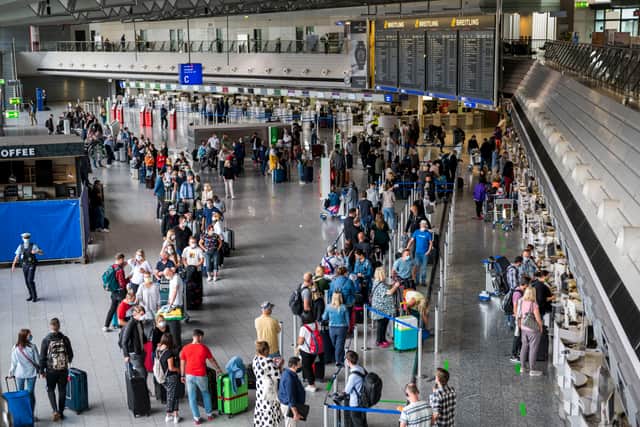 Security staff at Germany's major airports are set to strike this week causing travel chaos as several airlines will be affected. (Photo: Getty Images)