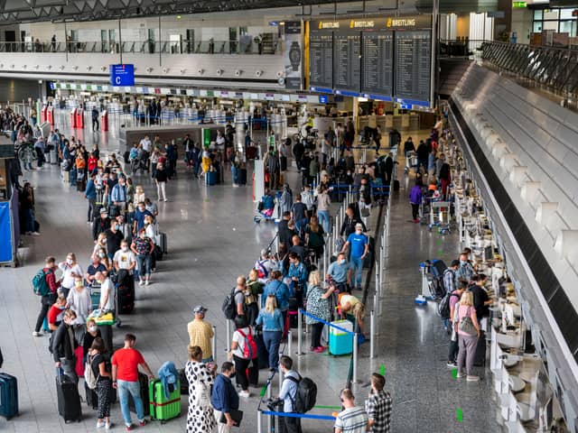 Security staff at Germany's major airports are set to strike this week causing travel chaos as several airlines will be affected. (Photo: Getty Images)