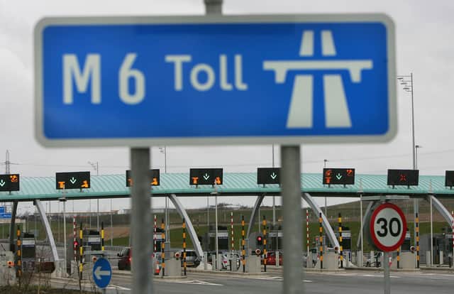Drivers have been warned of a closure southbound on the M6 toll road due to an ongoing 'police-led incident'. (Credit: Getty Images)