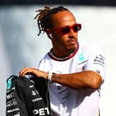 Lewis Hamilton ahead of the Abu Dhabi Grand Prix in 2023