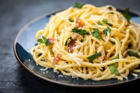 With just four ingredients (pasta, pancetta, eggs and cheese) the humble carbonara is a staple of a Mediterranean diet. (Picture: Adobe Stock)