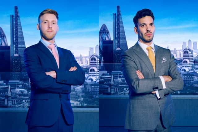 Paul Bowen (left) is favourite to win The Apprentice, but Steve Darken (right) is favourite to be fired next