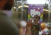 A three-year-old boy has to be rescued after being stuck in a claw machine