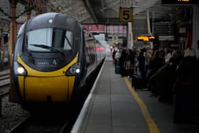 Thousands of passengers and football fans face travel chaos today as there will be no rail services due to the latest strike by train drivers. (Photo: Getty Images)