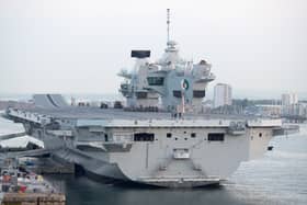 HMS Queen Elizabeth, set to sail from Portsmouth today, will no longer deploy - with her sister carrier Prince of Wales set to take her place. (Photo: Getty Images)