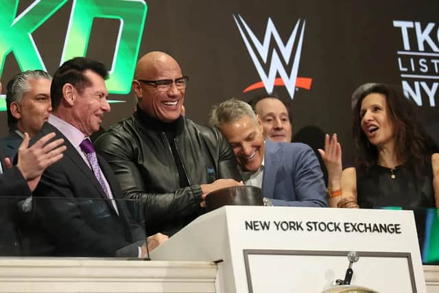 Dwayne Johnson recently joined TKO as a member of their Board of Directors shortly before the Vince McMahon scandal broke (Credit: TKO)