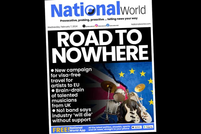 Road to nowhere: NationalWorld front page 6 February.