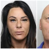 Georgina and Paul Pepper were jailed this week for the vicious attack on Paul's ex partner. Pictures: WYP