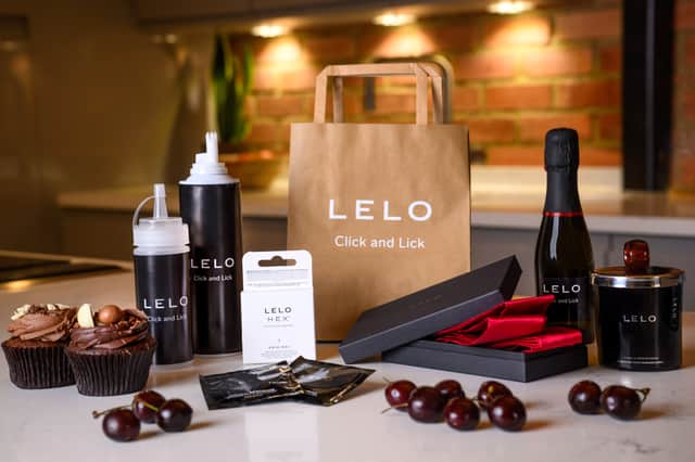 Sexual wellness brand LELO has launched a 'click and lick' sensual eating food delivery service for Valentine's Day 2024. Photo by LELO.