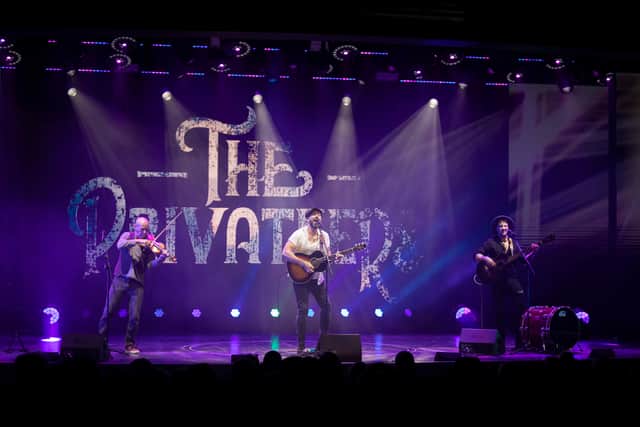 The Privateers in the Headliners Theatre on board Arvia in the Caribbean