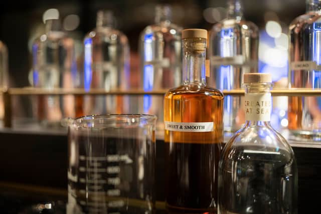 Passengers can make their own flavours in the Rum Masterclass