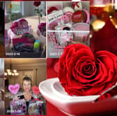 TikTok users have been showing off their Valentine's baskets on the social media site - but they're not just being made for romantic partners. Photos by TikTok. Composite image by NationalWorld/Kim Mogg.