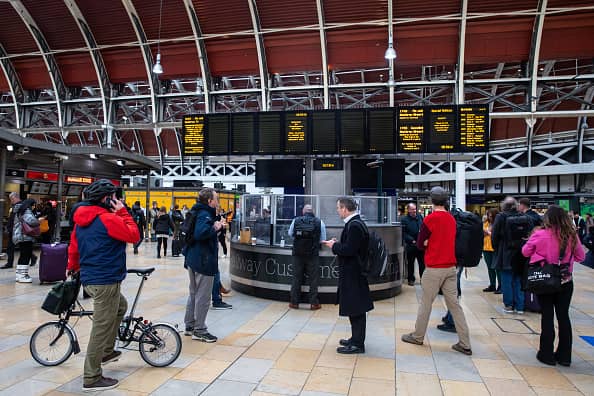 Paddington rail station (photo by Mark Kerrison/In Pictures via Getty Images)