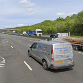 Three of four lanes on the M25 anti-clockwise have been closed following a collision earlier this morning. (Credit: Google Maps)