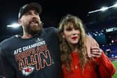 Travis Kelce, pictured with Taylor Swift, will be taking on his first acting role Picture: Getty Images
