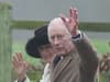 King Charles gives cheery wave during first public outing since cancer diagnosis announced