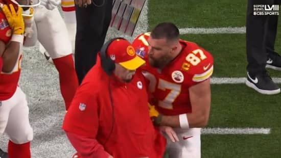 Travis Kelce gets heated with his own coach