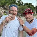 Virgin Group founder Richard Branson has shared an image of the bloody injuries both he and friend Alex Wilson suffered following a cycling accident in Virgin Gorda. (Credit: Richard Branson/Instagram)