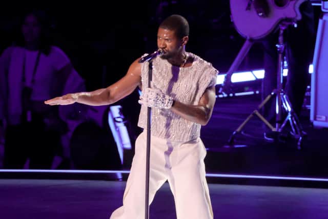 Usher got married in Las Vegas before Super bowl performance