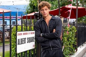 Eastenders star Bobby Brazier has confirmed when he will be returning to filming on the BBC soap. Picture: PA/BBC