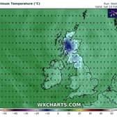A polar blast is set to make temperatures drop considerably towards the end of February. (Credit: WXCharts)