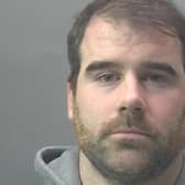 Paedophile Scott Burke, 37, has been jailed for more than two years 