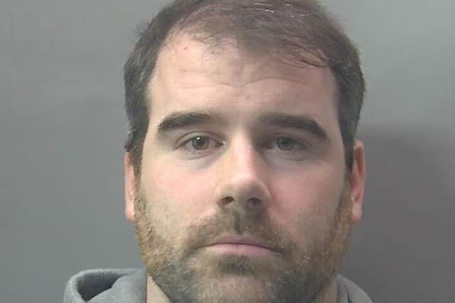 Paedophile Scott Burke, 37, has been jailed for over two years 