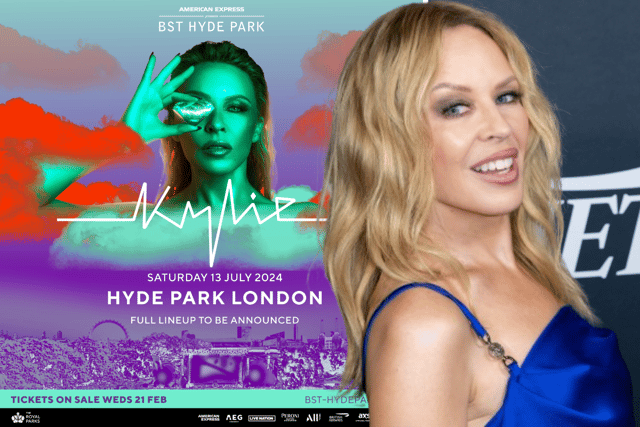 Kylie Minogue is the latest act to be confirmed for London's BST Hyde Park 2024