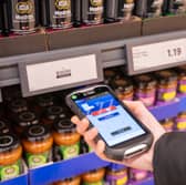 Lidl is introducing electronic shelf labels from today Picture: Lidl