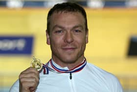 Olympic medallist Sir Chris Hoy has announced he has cancer. Picture: Martin Rickett/PA Wire