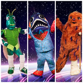Cricket, Piranha and Bigfoot were the final three left in The Masked Singer (Photo: ITV/Bandicoot TV)