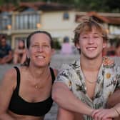 Marco Troper (centre), the son of former YouTube CEO Susan Wojcicki, has reportedly died aged 19 on campus in California, according to a Facebook post (Credit: Esther Wojcicki Page @ Facebook)