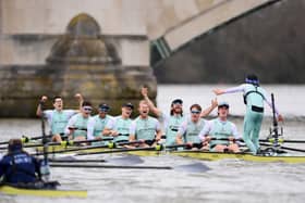 Cambridge won a dramatic Boat Race last year. (Image: Getty Images)