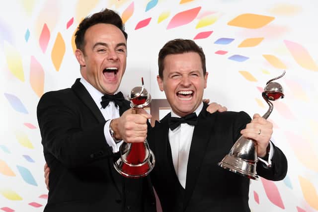 Presenter duo Ant and Dec are worth an estimated £100 million combined