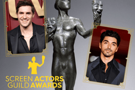 Phil Dunster (top left) and Taylor Zakhar Perez (bottom right) are this year's SAG Awards Ambassadors - but what do they do in that role? (Credit: SAG-AFTRA/Getty)