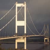 The Severn Bridge, linking south-west England to South Wales has been closed due to high winds. (Credit: Getty Images)