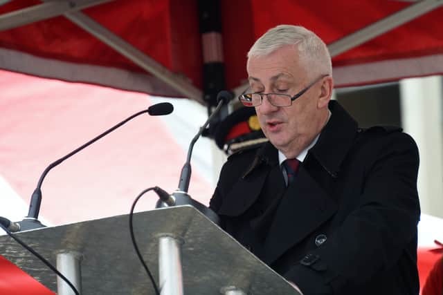 Lindsay Hoyle, pictured at the Freedom of the Borough parade in Chorley