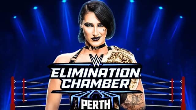 Rhea Ripley defends her title in front of her home country in this morning WWE Elimination Chamber 2024 (Credit: WWE/TKO)