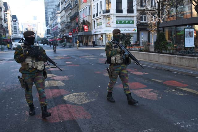 UK holidaymakers travelling to Belgium are being urged to "remain vigilant" due to a rise in organised crime and a "high threat" of a terrorist attack. (Photo: AFP via Getty Images)