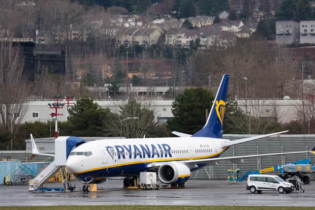 Ryanair has warned holidaymakers its fares could rise by up to 10% this summer due to the delay in new Boeing planes being delivered. (Photo: AFP via Getty Images)