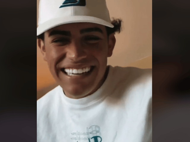 TikTok influencer Anthony Barajas, aged 19, who was shot dead in a cinema in the United States in July 2021. Photo by TikTok/Anthony Barajas.