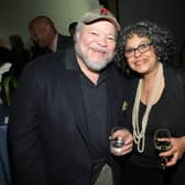 Actor Stephen Henderson and Lynda Gravatt attend the 2015 Steinberg Playwright Awards on November 16, 2015 in New York City.  (Photo by Jemal Countess/Getty Images)