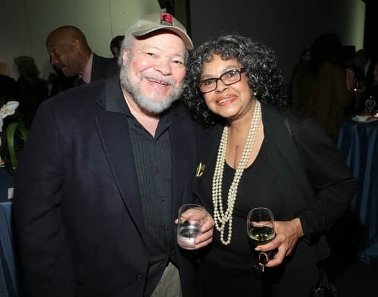 Actor Stephen Henderson and Lynda Gravatt attend the 2015 Steinberg Playwright Awards on November 16, 2015 in New York City.  (Photo by Jemal Countess/Getty Images)