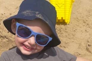 Albie was run over by a tractor on his family farm in July 2022. Picture: SWNS/Greater Manchester Police