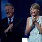 Scott Swift, father of music megastar Taylor Swift, has been accused of assault after he allegedly punched a photographer in the face after the singer's Sydney show. (Credit: Getty Images)