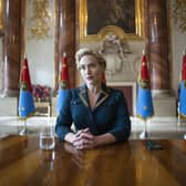 Kate Winslet returns to screens this weekend in the United States in "The Regime," but when does it arrive on UK TV screens? (Credit: HBO/Sky Atlantic)